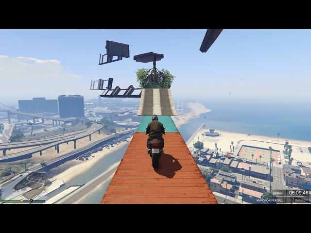 GTA5 мотопаркур | Зебра-то с клыками | ShaDiaoXiaoRan__ 12%