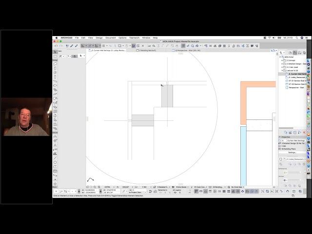 ARCHICAD Training on Curtain Walls, Stairs, Railings, Best Practices for Construction Document etc.