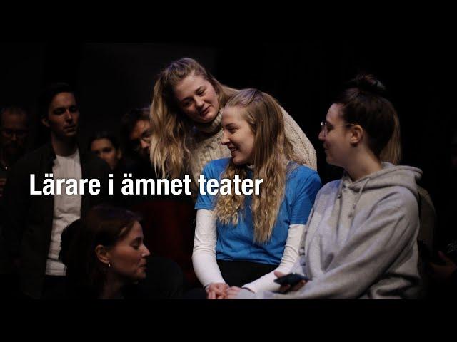 Lärare i ämnet teater