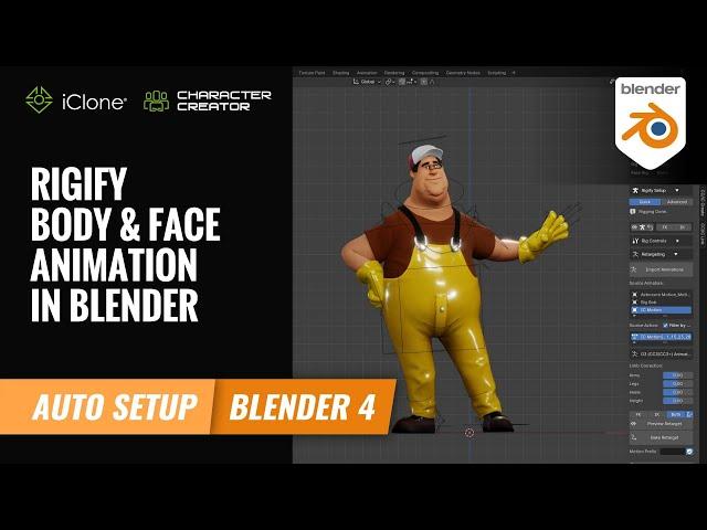 Rigify Body and Face Animation in Blender | iClone 8 Tutorial