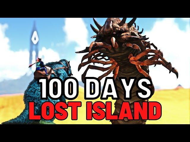 I Played 100 Days on Hardcore Ark Survival Evolved | The Lost Island