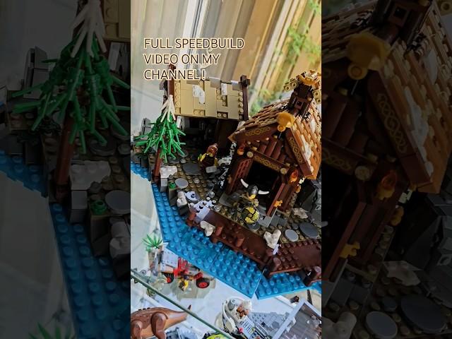 Finally finished #lego #speedbuild  #shorts #short #brick #vikings  #village #pixelbrixx #medieval