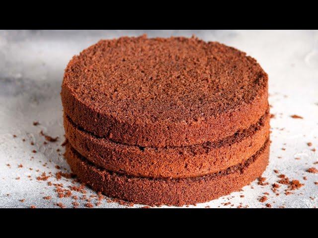 CHOCOLATE Chiffon SPONGE CAKE/ Chocolate Sponge Cake RECIPE