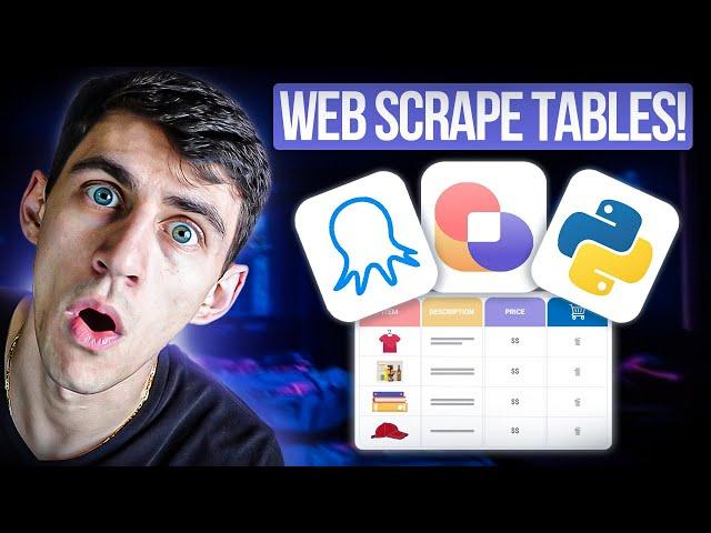 Web Scrape Tables Easily - The Top 3 Tools for Web Scraping