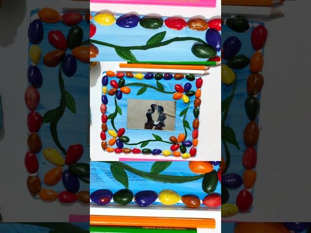 pista shell mirror decoration by LMN art #short feed #decoration #viral shots # shorts