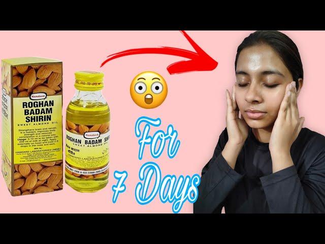 I USE ALMOND OIL ON MY FACE FOR 7 DAYS AND THIS IS WHAT HAPPENED !!