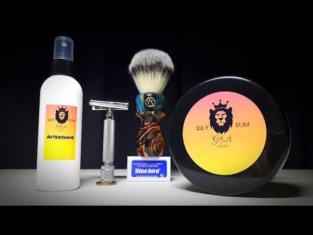 Бритье. G&A artisan shaving soap and aftershave BAY RUM, Frank Shaving, RazoRock 37, BLUE BIRD