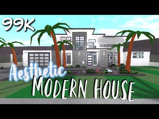 Bloxburg: Aesthetic Modern Villa 99K Speedbuild | Roblox