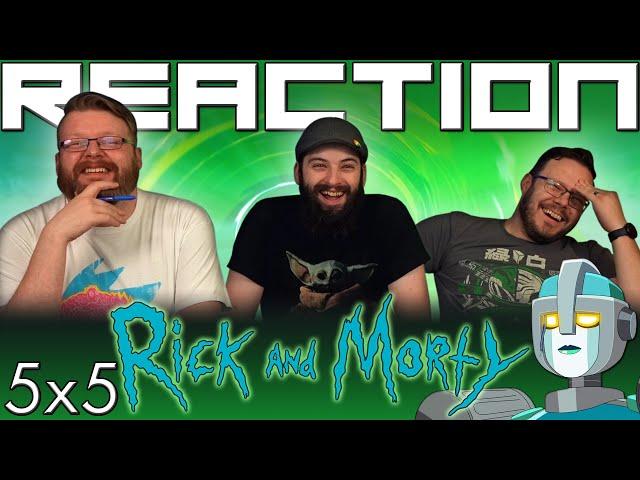 Rick and Morty 5x5 REACTION!! "Amortycan Grickfitti"