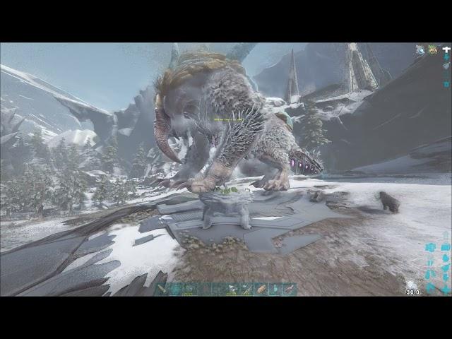 Solo taming Ice Titan with Megachelon