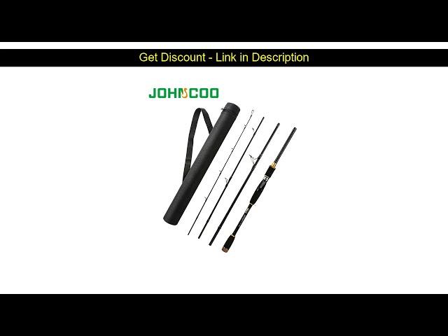 New product  JOHNCOO Carbon Fishing Rod 2.1m 2.4m 2..7m 3.0m 4 Sections Travel Rod vara de pesca Sp