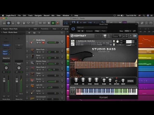 Bass Guitar - Virtual Instrument Plugin (Pc/Mac VST, AU,AAX)