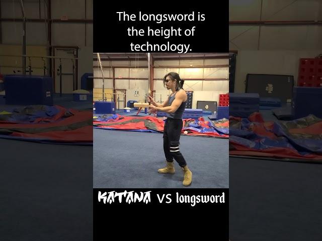 Katana vs. Longsword #shorts