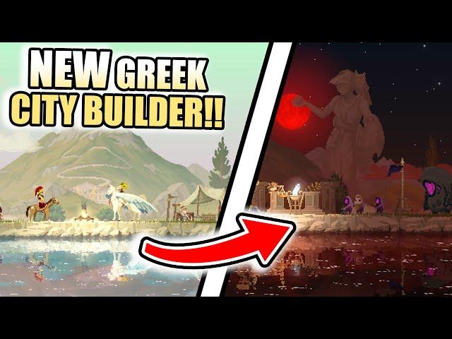 NEW Greek City Builder DLC!! - Kingdom Two Crowns: Call of Olympus - Management Base Defender