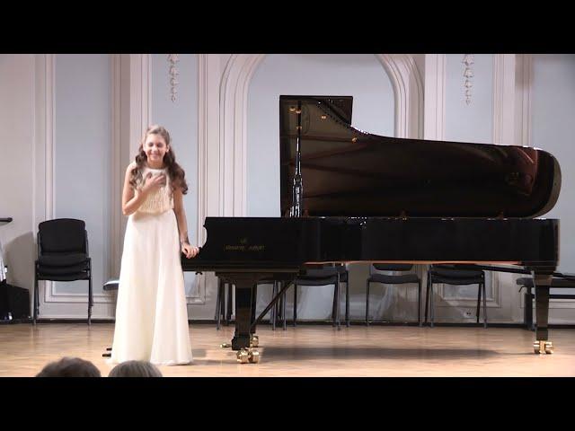 Лера Базыкина, М. Равель, Печальные птицы, Вальс 7, Lera Bazykina M. Ravel, Moscow conservatory