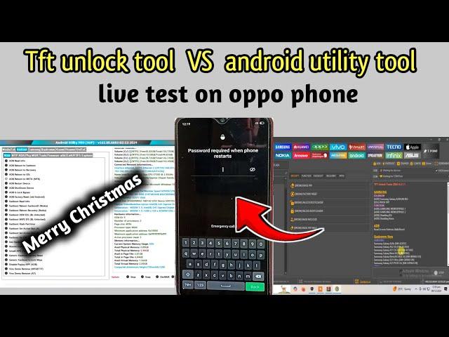 tft unlock tool "VS" aandroid utility tool | live test | android utility tool new update 2025