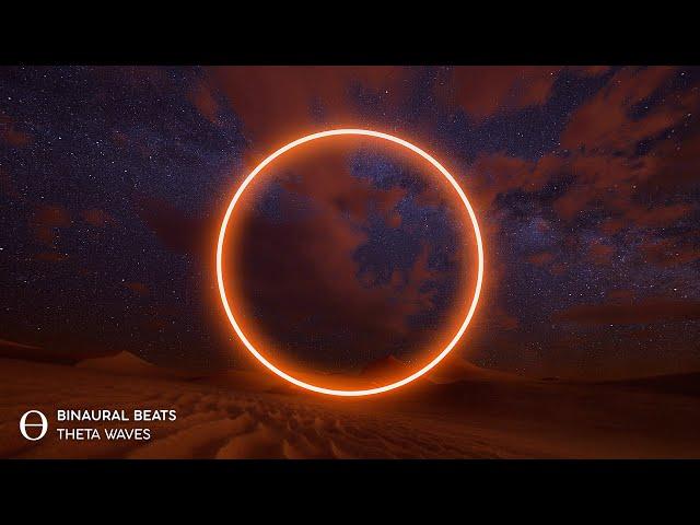 INSOMNIA HEALING [ 7.83Hz Deep Theta ] “Drifting Dunes” Binaural Beats Sleep Music