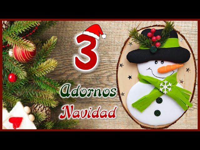 3 IDEAS PARA DECORAR EN ESTA NAVIDAD - Manualidades navideñas 2024 - Christmas crafts for the home