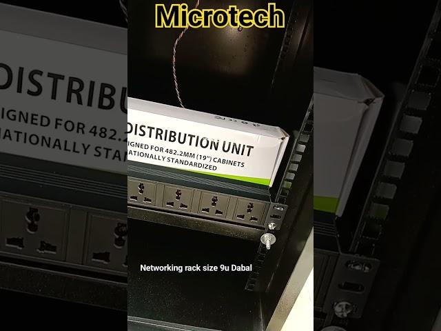 @microtch.ali1  Networking Rack  size 9u Dabal  #microtech 03091493340