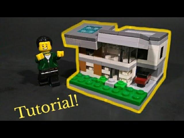 Mini Lego Modern House Tutorial | Stop Motion