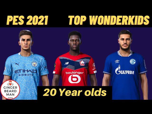 Top Wonderkids In PES 21 | 20 Years Old | Real Faces