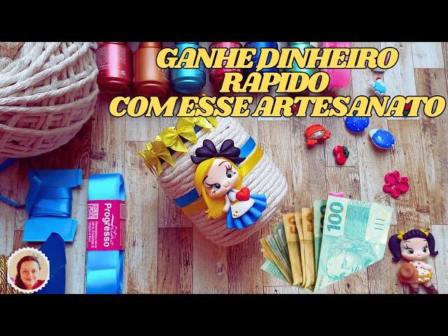 Lucre Muito Mais Fazendo Esse Artesanato Lindo -DIY