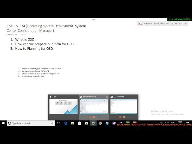 Preparing and Planning for OSD SCCM in Hindi Harender Jangra 1st Part