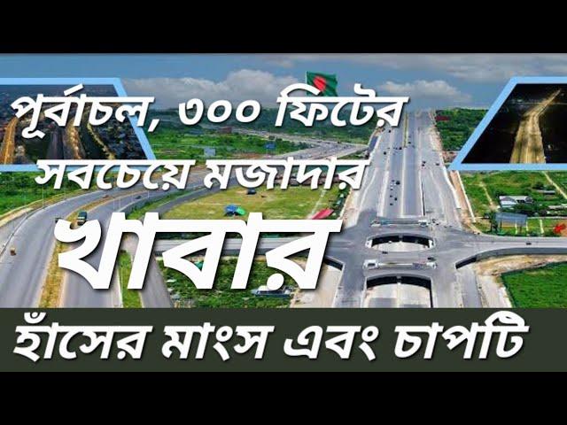 পূর্বাচল, ৩০০ ফিট নীলা বাজারের গরম গরম হাঁসের গোস্ত ও চাপটি || Purbachal,  300 feet pitha || Vlog -1