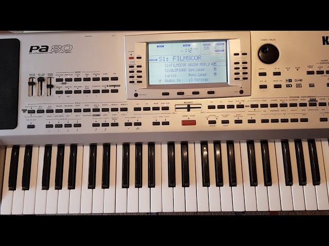Korg PA80 - Movie Score