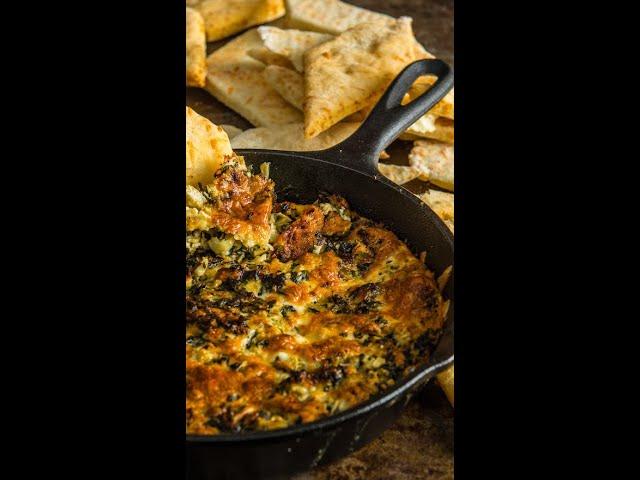 Spinach Artichoke Dip on Traeger