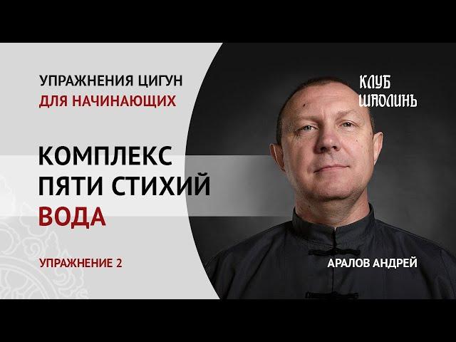 Комплекс пяти стихий. Стихия воды. Упражнение 2: "Змея выползает из пещеры". Цигун для начинающих.