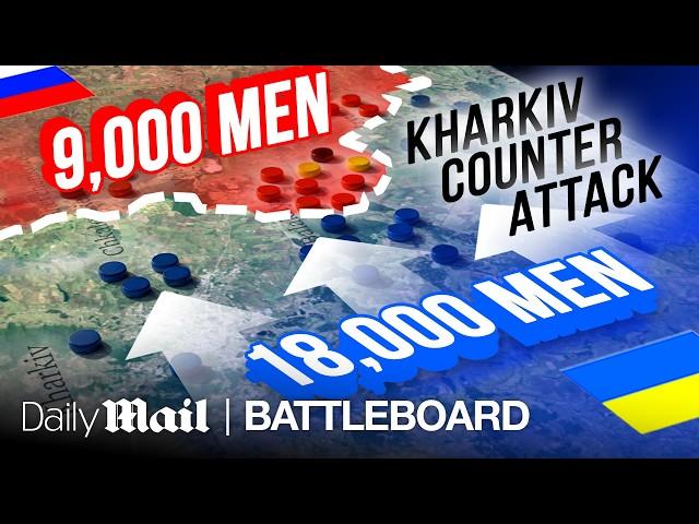 How Ukraine Liberated 5,000 Square Miles of Kharkiv in One Month | Battle Board | Daily Mail