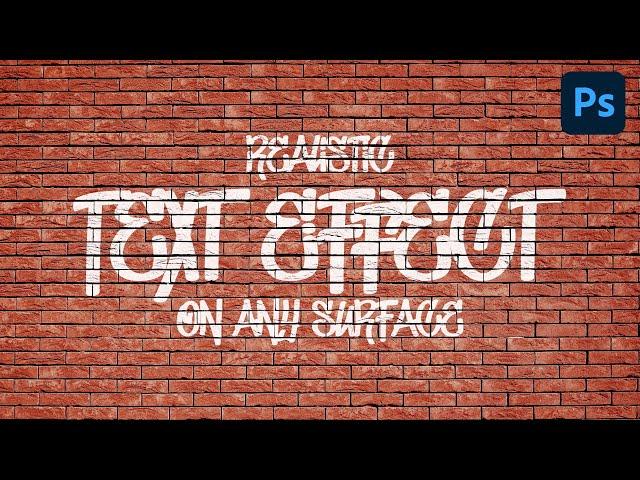 Create a Realistic Text Effect on Any Surface - Photoshop Tutorial