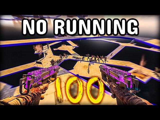 Can I Beat the HARDEST CoD Zombies Map WITHOUT RUNNING?