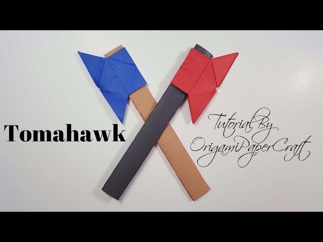 How To Make Origami Axe / Tomahawk