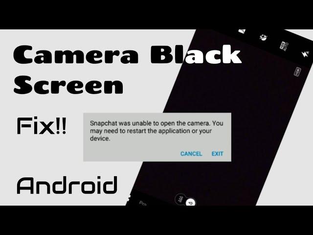 Android Camera Black Screen Fix | Startup Failed Issue Resolved