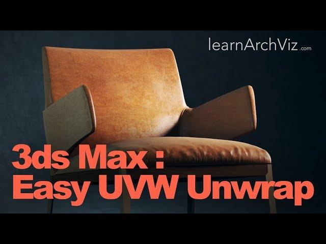 3ds Max Texturing Tutorial: UVW Unwrapping The Easy Way