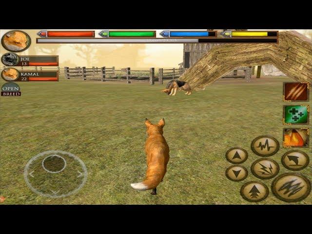 Fox VS Guard Dog, Chickens, Cows, Goats, Horse and More, Ultimate Fox Simulator