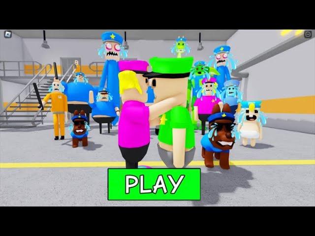 Police Family Escape (SCARY OBBY) #roblox #scaryobby