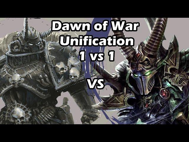 Dawn of War Unification Cocast: 1 vs 1 Chaos Space Marines (Vrax) vs Dark Eldar (Willy Banker)