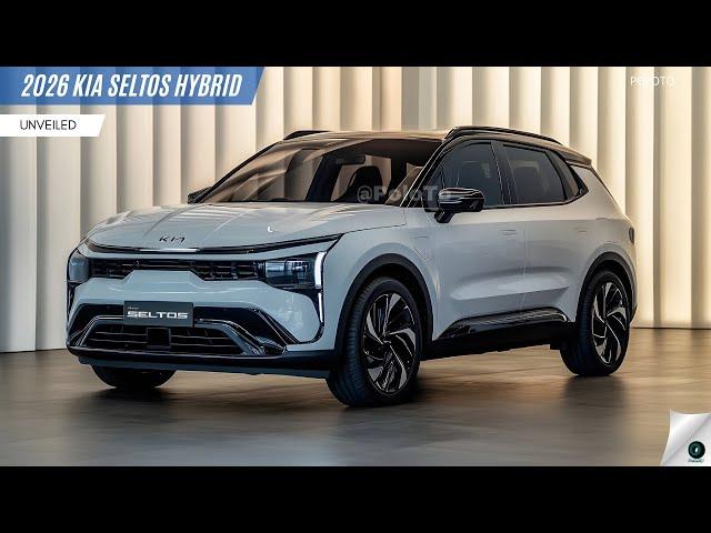 The New 2026 Kia Seltos Hybrid Unveiled - Compact SUV with the best efficiency?