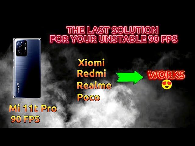 Mi 11t pro pubg how to solve unstable 90 FPS | Works on Any Android device - pubg mobile