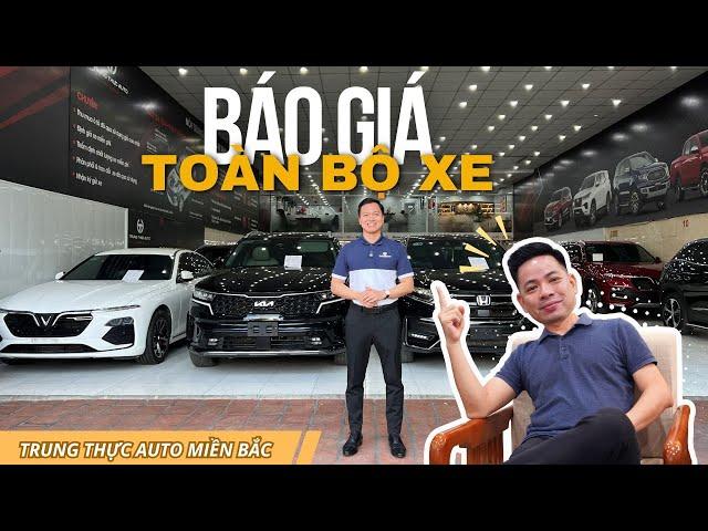 Báo giá xe vừa cập bến Trung Thực Auto Hà Nội ngày 18/09/2024