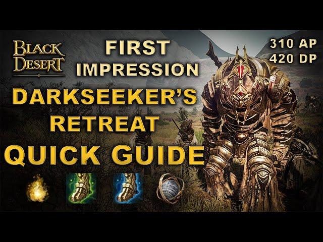 ️ BDO | New Spot - Darkseeker's Retreat | First Impression | Quick Guide |