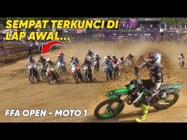 M. Zidan Melesat jauh tinggalkan Lawan‼️ FFA Open Moto 1 || Cleosa Series Round 3