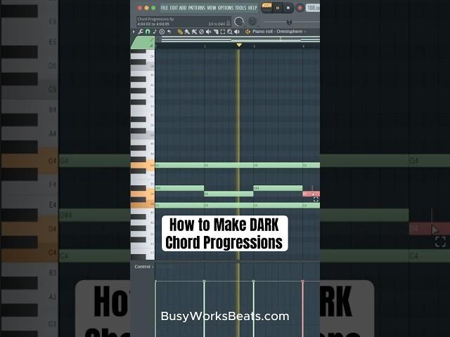 How to Make DARK Chord Progressions