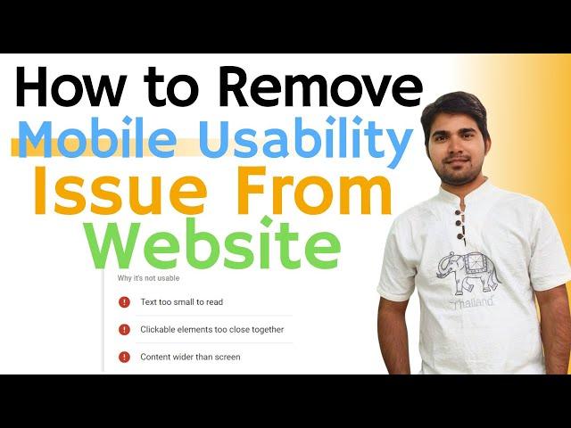 How to Remove Mobile Usability Issue from Website | Mobile Usability Issues Google Search Console