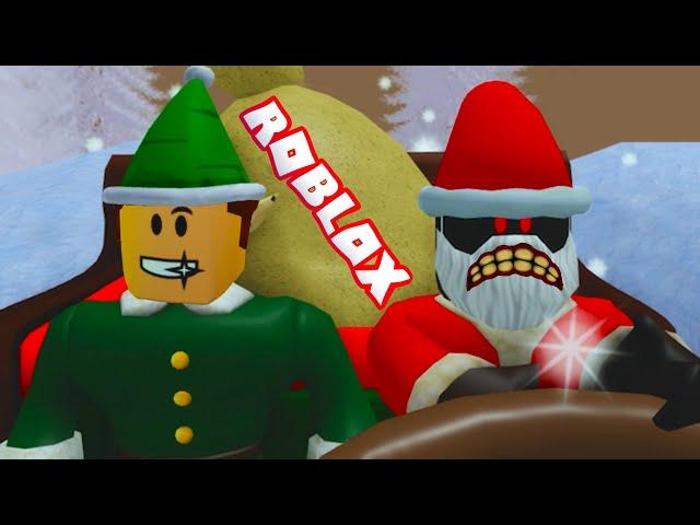 Кид спасает Рождество от Злого Санты в роблоксе  Кемпинг в Christmas в roblox