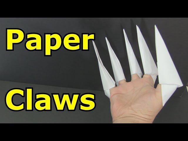 How to Make Paper Claws