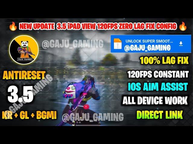 Bgmi 3.5 Ipad View Config, 90 Fps+Smooth Config Pubg Kr+Gl+Bgmi, Bgmi 3.5 lag fix config